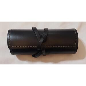 Rustico Saddle Leather Sidekick Organizer Roll Bag  Equestrian Travel Accessory